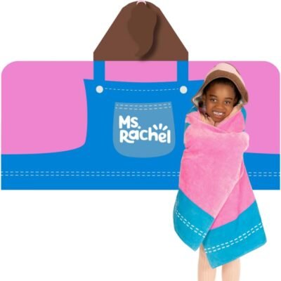 Ms. Rachel Kids Super Soft Hooded Towel Wrap
