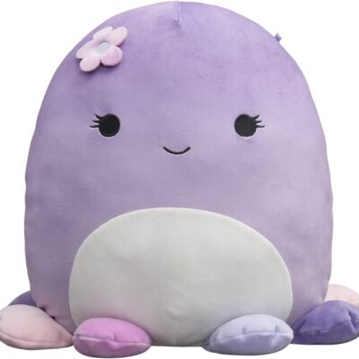 Squishmallows Original 14-Inch Beula Purple Octopus