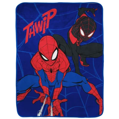 Spider-Man Kids Soft Throw Blanket, 46" x 60"