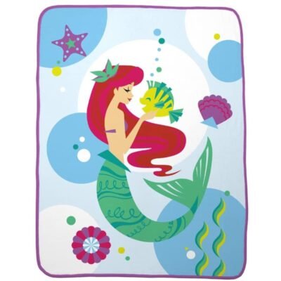 Disney The Little Mermaid Ariel Soft Throw Blanket, 46" x 60"