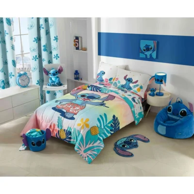 Kids Comforter Set 2PC Reversible, Twin/Full- Stitch