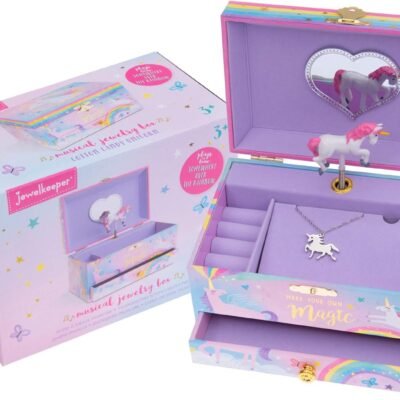 Musical Jewellery Box- Unicorn Set w/ Necklace & Bracelet