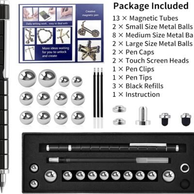 Fidget Pen for Teens and Adults- Black