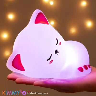 Soft Silicone Cat Nightlight- RGB