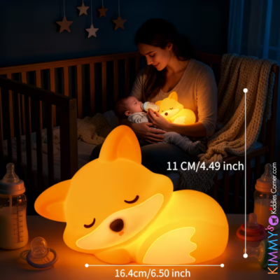 Soft Silicone Fox Nightlight