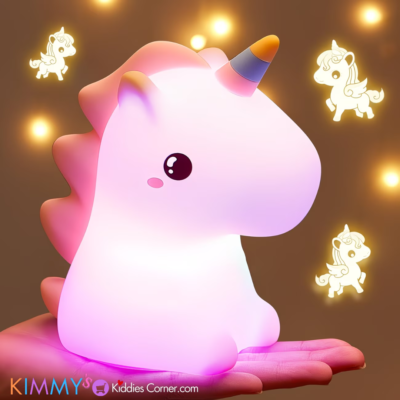 Soft Silicone Unicorn Nightlight- RGB