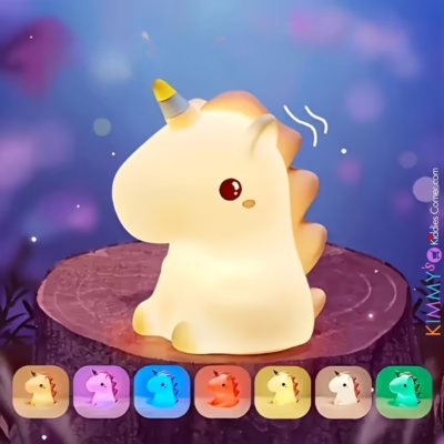 Soft Silicone Unicorn Nightlight- RGB