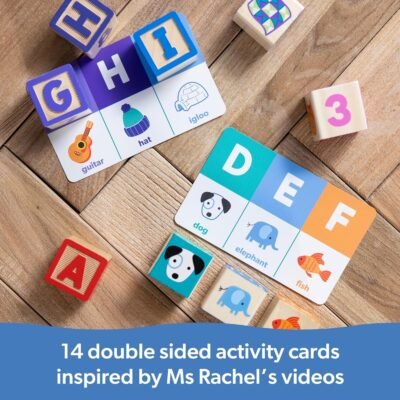 Ms Rachel Melissa & Doug Wooden Learning Blocks