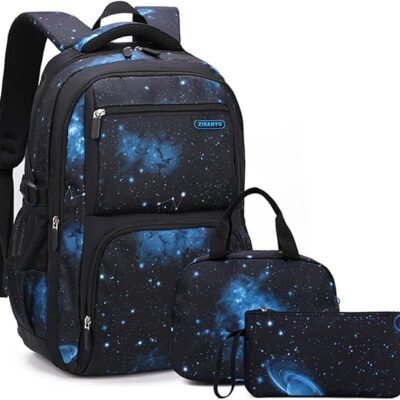 Backpack Set 18.1"- Large: Galaxy Black & Blue