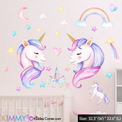 Decal: Inspirational- Unicorn Twins