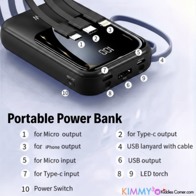 Power Bank- 21,000 mAh