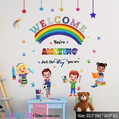 Decal: Educational- Welcome You're Amazing
