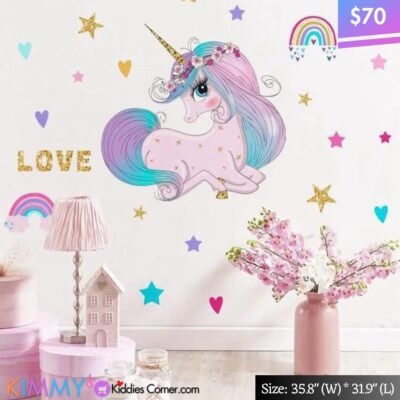 Decal: Nursery- Unicorn Love