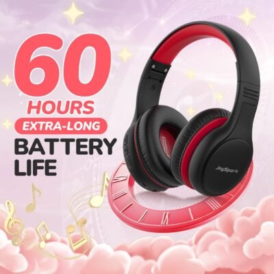 Kids Bluetooth Headphones- Red
